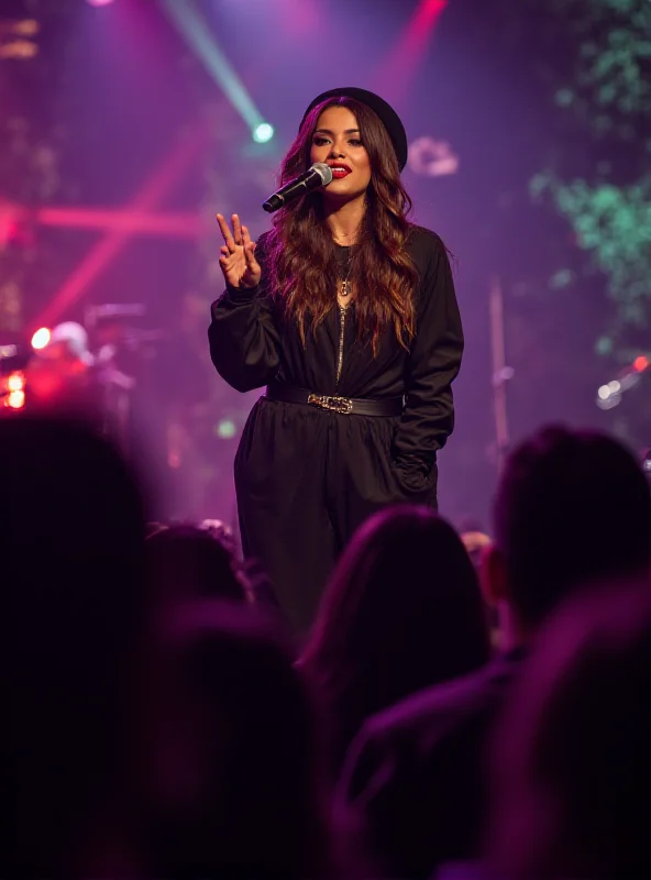 Judeline performing on stage at Razzmatazz in Barcelona