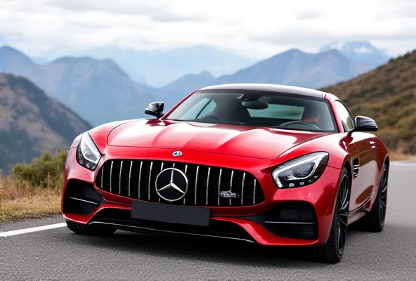 Close-up of the Mercedes-AMG CLE 53 Coupe's exterior.