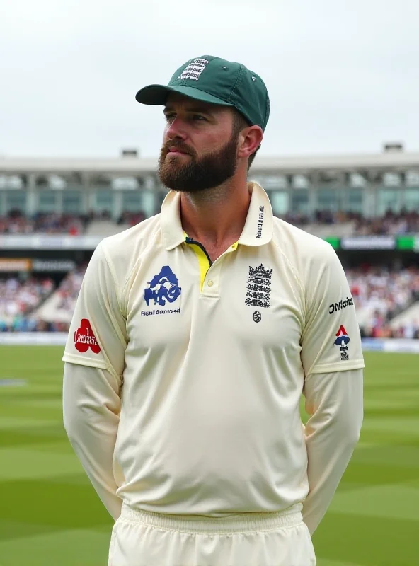 Brendon McCullum looking thoughtful on the cricket field.