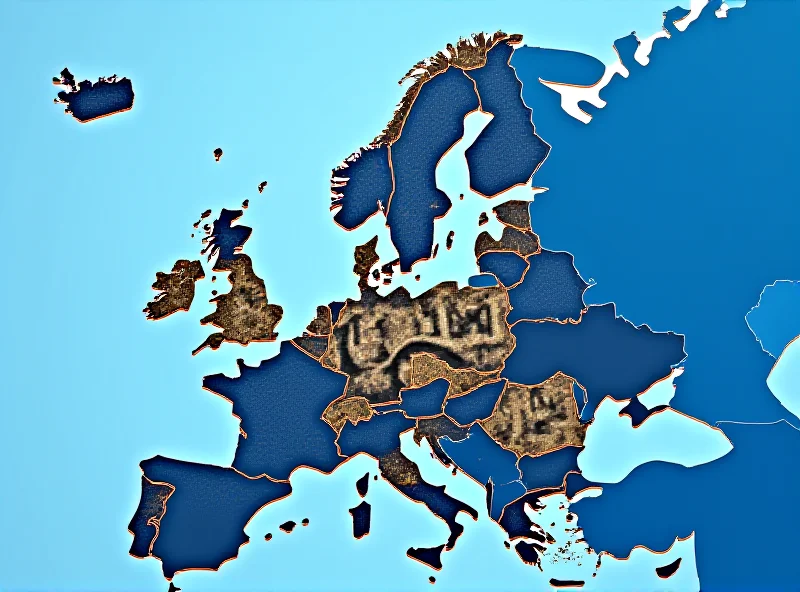 Illustration of gears turning representing the European economy being re-engineered.