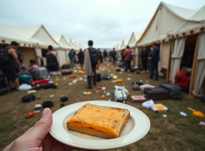 A photo representing the disastrous Fyre Festival.