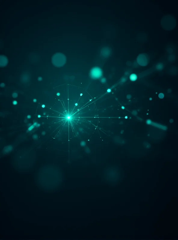 Abstract image of interconnected network nodes representing financial transactions