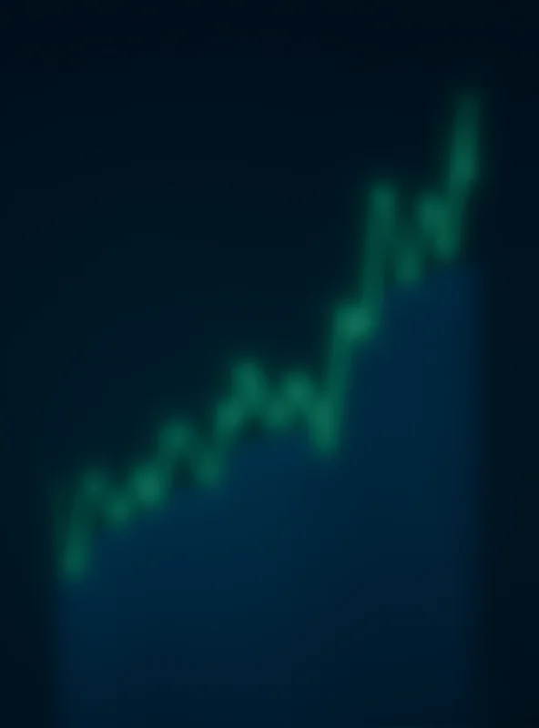 Gráfico de barras mostrando el crecimiento de una empresa