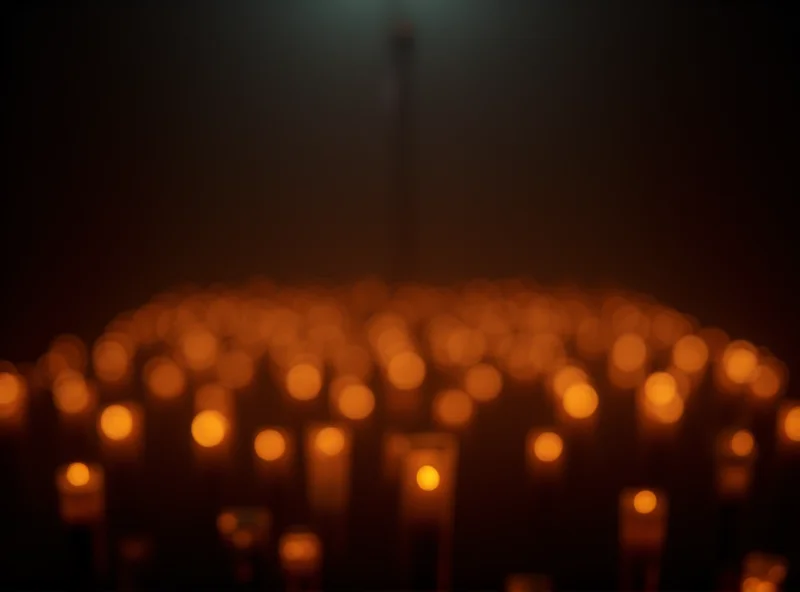 Candles lit in remembrance of the Khojaly genocide victims
