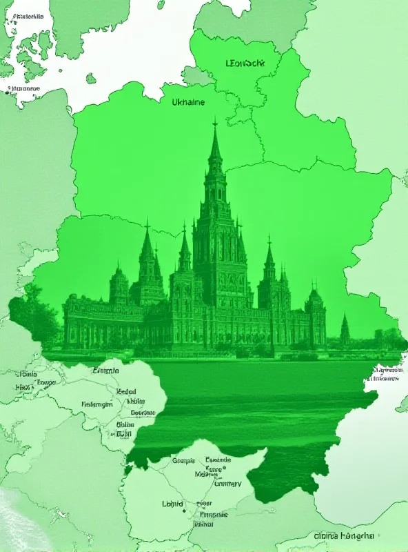 A map highlighting the Transcarpathia region of Ukraine, with a superimposed image of the Kremlin in the background.