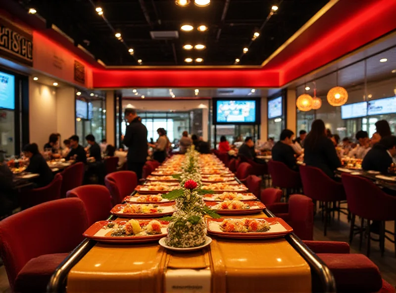 Kura Sushi restaurant interior