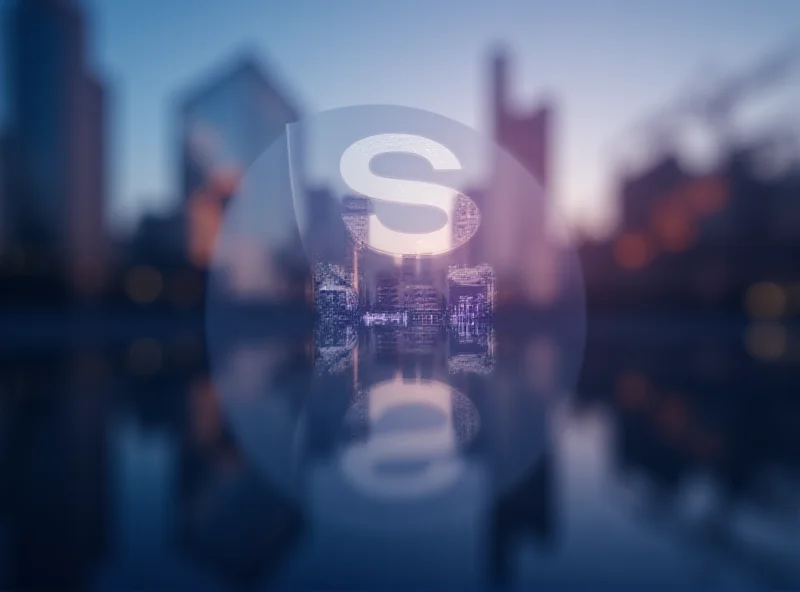 Skype logo fading into the background with the Microsoft Teams logo prominently displayed.