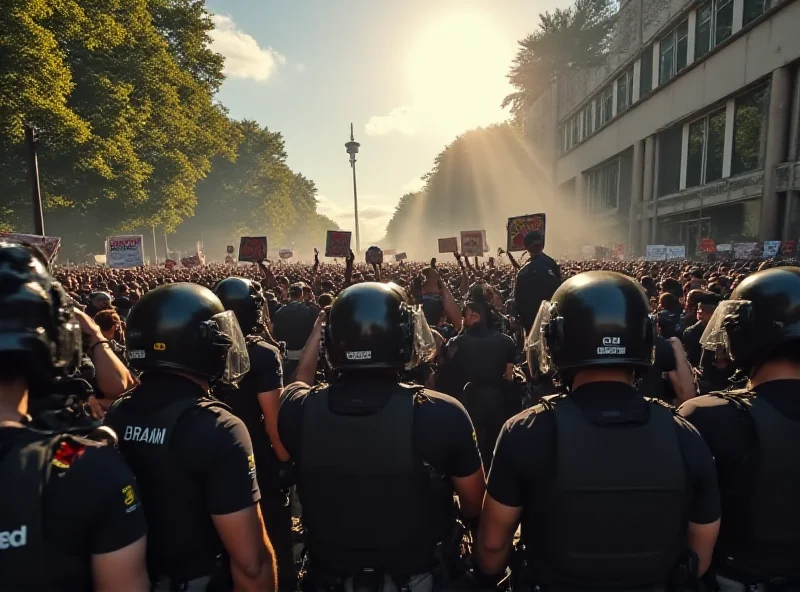 Image of January 8th protests in Brazil