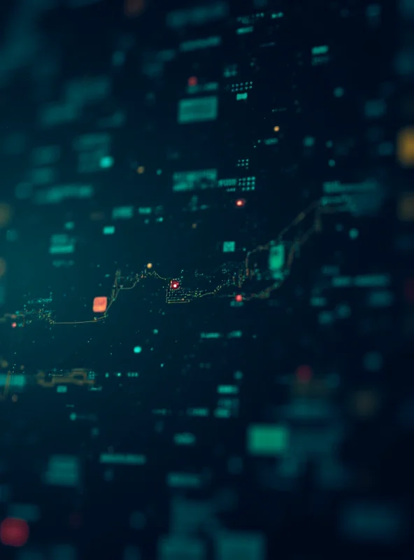AI generated trading interface with graphs and charts.
