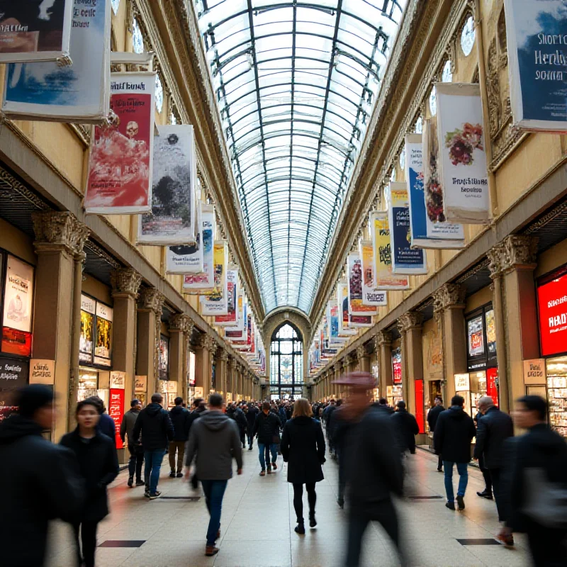 The Leipzig Book Fair entrance