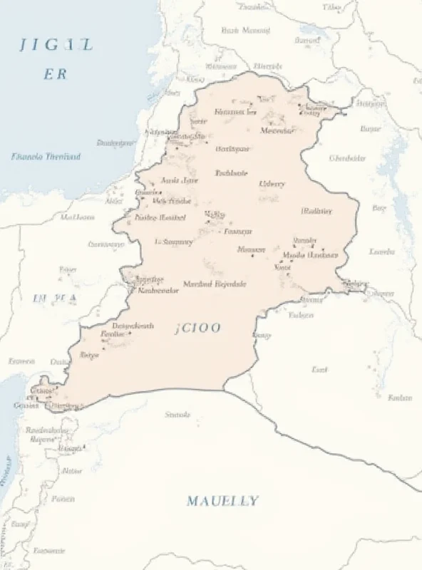 Map of the region