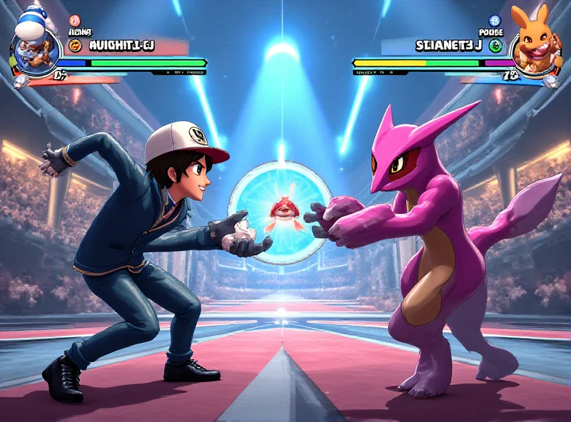 Screenshot of Pokemon Champions gameplay on a mobile device.