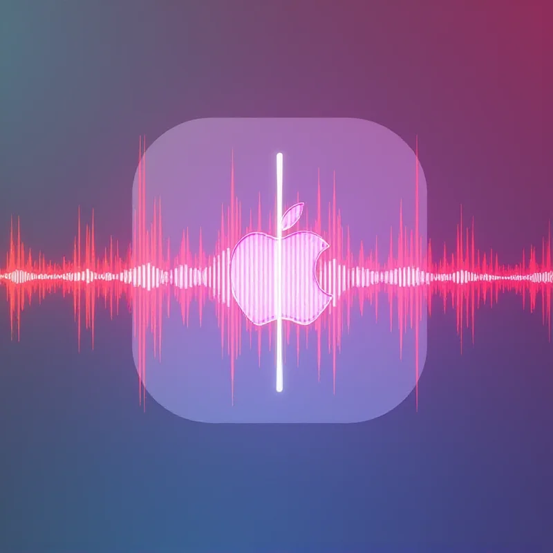 A graphic showing the Siri icon looking confused or glitching.
