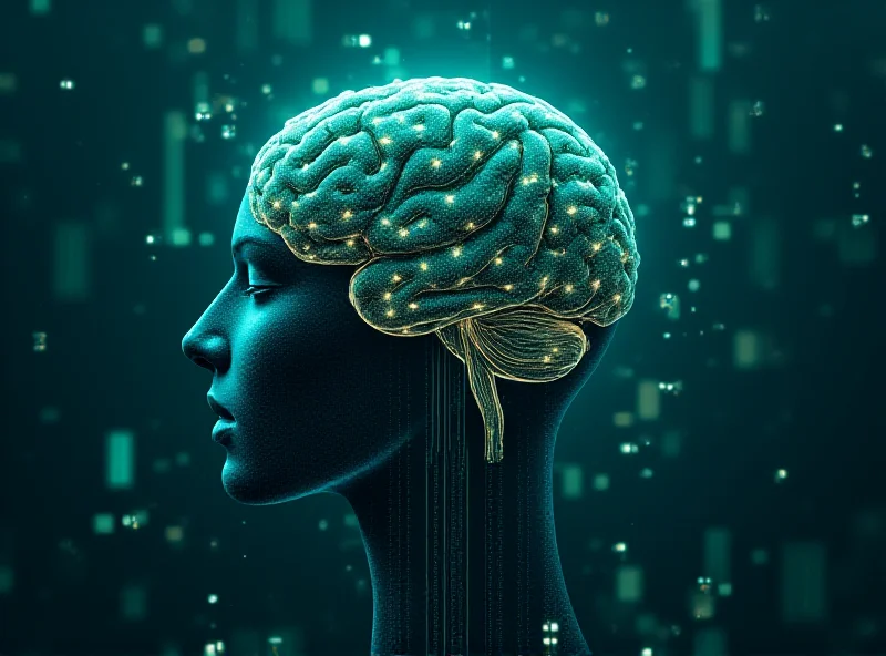 Abstract image of a human brain intertwined with circuit boards, representing AI and human collaboration.