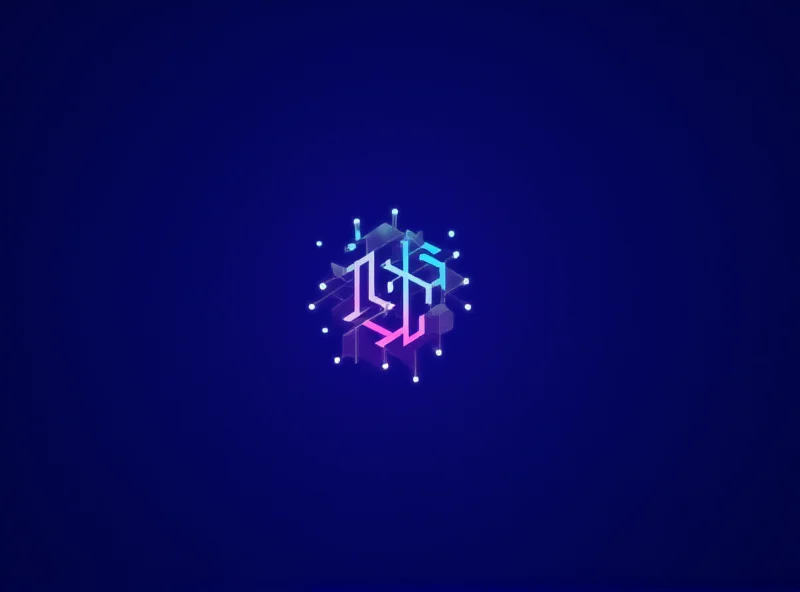 An AI generated logo for a tech startup. The logo is modern and minimalist, featuring a stylized circuit board and vibrant colors.