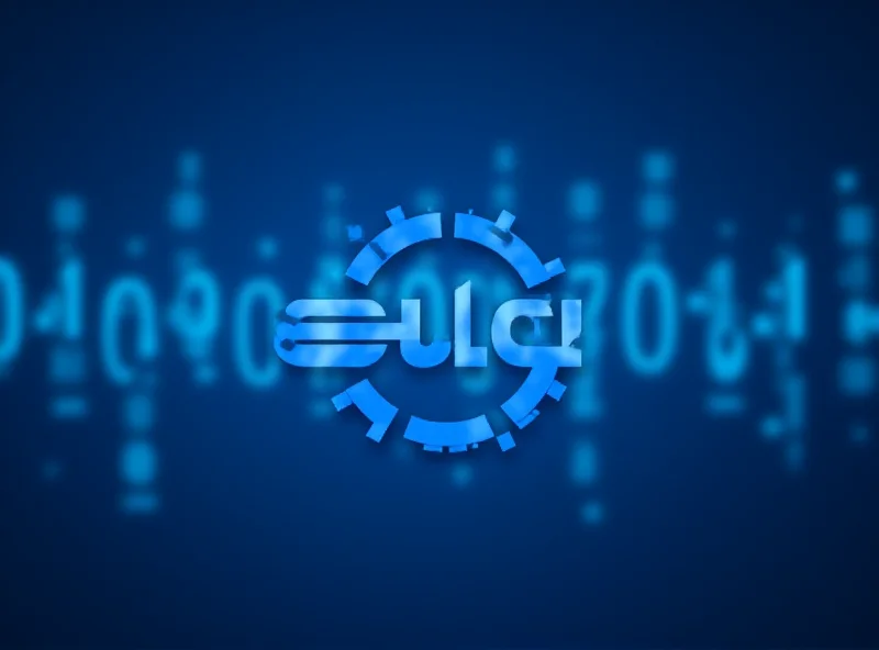 Europol logo superimposed on a digital background with binary code.