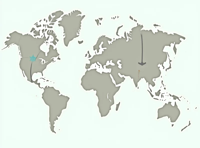 Illustration of global trade with a focus on tariffs and economic impact.