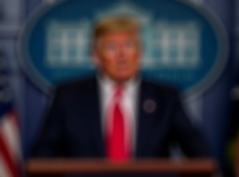 Donald Trump announcing tariffs