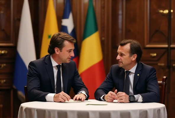 Meeting between Volodymyr Zelensky and Emmanuel Macron