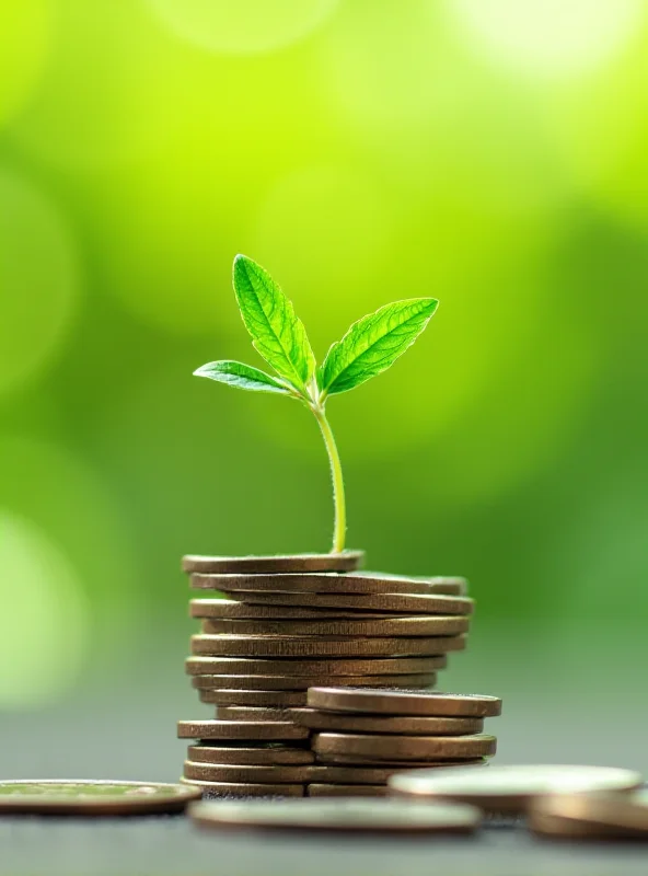 Imagen conceptual de una alcancía con monedas.
