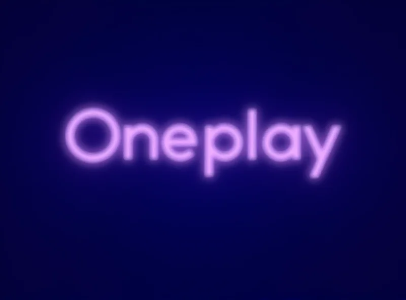 Stylized logo for Oneplay, a new streaming service.
